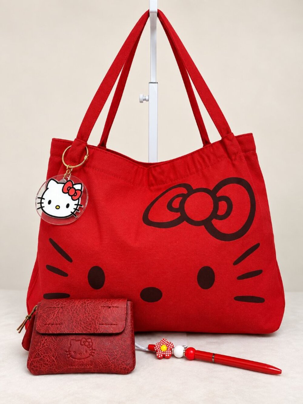 Hello Kitty Combo — Tote Bag & Artisan Coin Purse